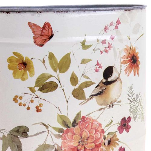 Floristik24 Plantekrukke i metall med håndtaksfjær Ø28/22/18cm sett med 3 stk