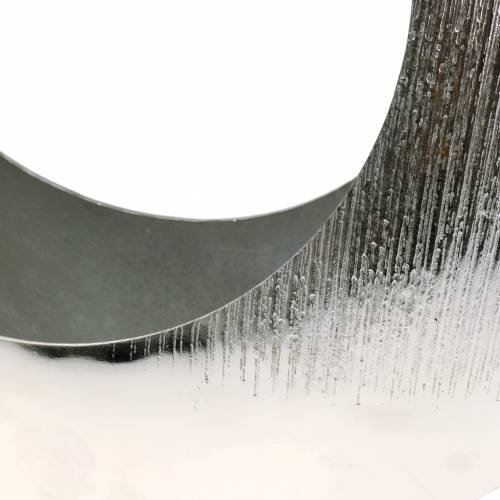 Floristik24 Plantering stående sølv 40cm x 12cm H38cm