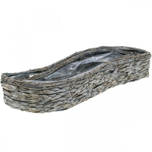 gjenstander Planteskål, plantekasse grå 48,5/31,5 cm sett med 2 stk