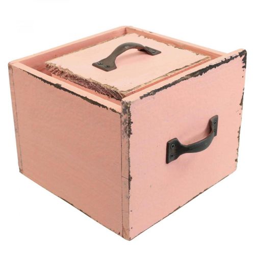 Floristik24 Planteskuff plantekasse tre Fersken 12,5/16cm sett med 2