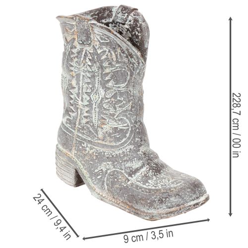 Dekorative cowboystøvler med plantesko 24 cm | Floristik24.no