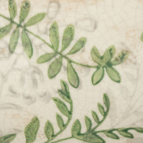 gjenstander Keramisk blomsterpotte med blomstermønster, romdekorasjon, 18 cm