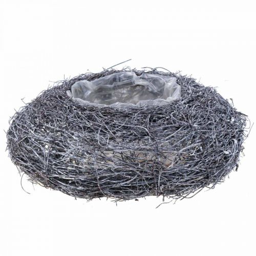 Floristik24 Plantekrukkekrans av ranker, flettet planteskål Ø26cm