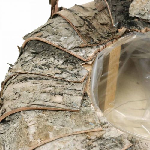 Floristik24 Plantepotte rund bjørkebark plantepotte Ø25cm H10cm