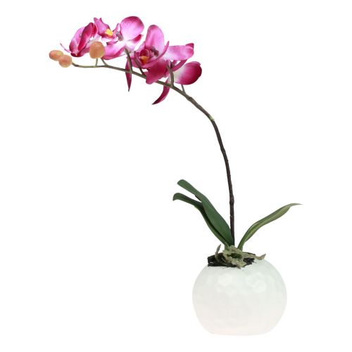 Kunstige orkideer i potte Phalaenopsis kunstige blomster orkideer rosa 34cm