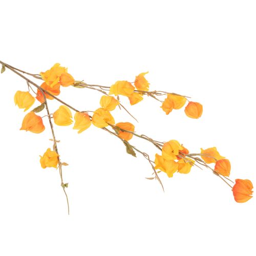 Kunstig kinesisk lanterneplante, Physalis-gren med blomster, 95 cm | Floristik24.no