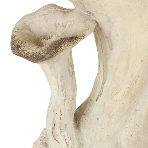 gjenstander Soppdekorasjon støpt steinfigur hagedekorasjon grå 18×16×25 cm