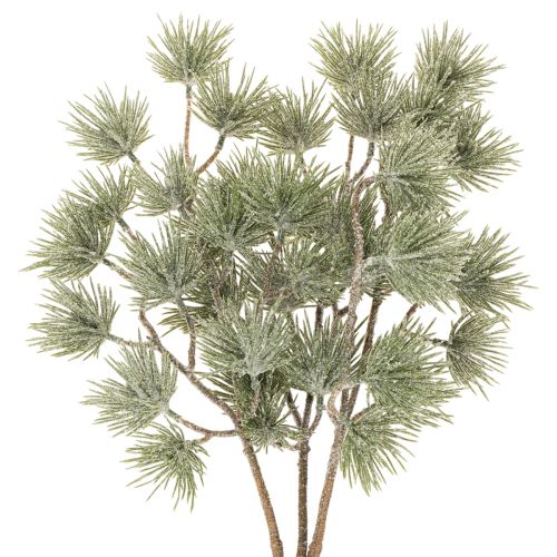Kunstig grangren, stor furukren til vinterdekorasjon, 55 cm, 3 stk.
