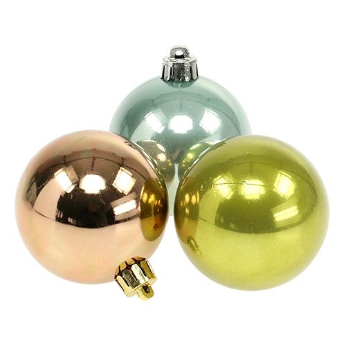 Floristik24 Plastkule Ø6cm assorterte farger. 10 stk