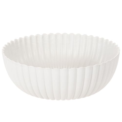 Dekorativ bolle, ribbet, stor størrelse 25 cm kjøpe | Floristik24.no