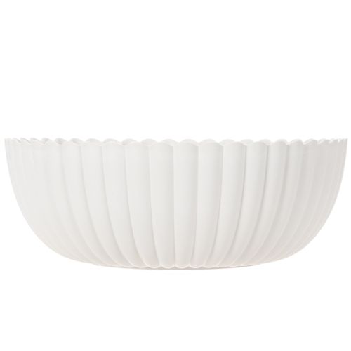 Dekorativ bolle, ribbet, stor størrelse 25 cm | Floristik24.no