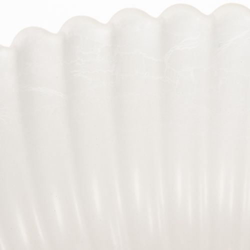 Dekorativ bolle, ribbet, stor størrelse 25 cm | Floristik24.no