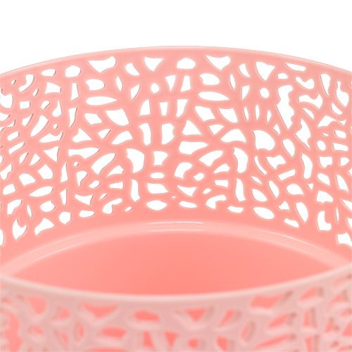 Floristik24 Plastgryte rosa Ø11,5cm H12,5cm 1 stk