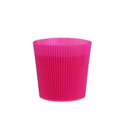 Floristik24 Plisserte mansjetter Cerise 8,5cm 100 stk