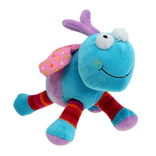 Floristik24 Plysj sommerfugl 22,5 cm blå