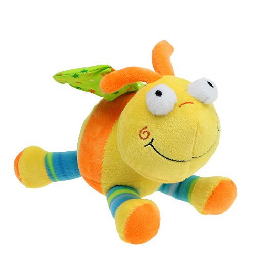 Floristik24 Plysj sommerfugl 22,5 cm gul