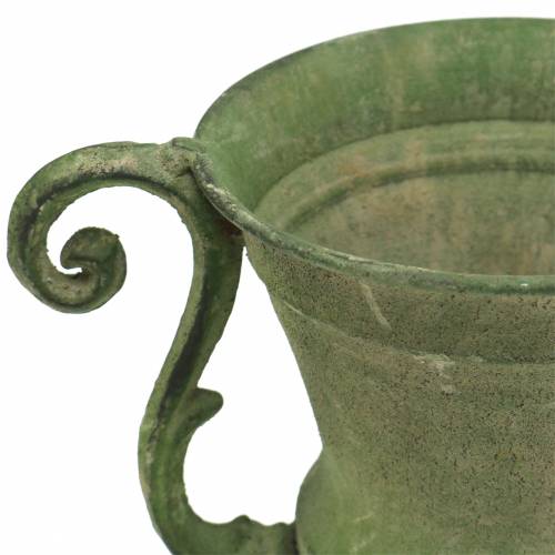 Floristik24 Troféskål Grønn Ø11cm H19cm