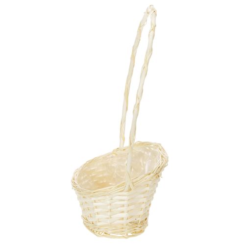 Gavekurv 27 cm x 18 cm H43 cm lys | Floristik24.no