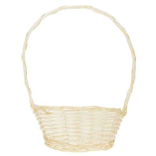 Gavekurv 27 cm x 18 cm H43 cm lys | Floristik24.no