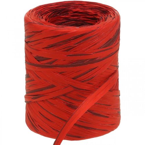 gjenstander Raffia bånd rød bordeaux gavebånd raffia bånd dekorativt bånd 200m