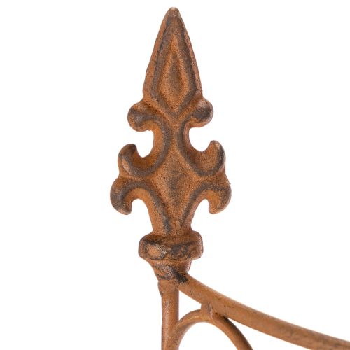 gjenstander Hagestolpe i metall for blomsterbed og allsidig hagedekorasjon, 60 cm