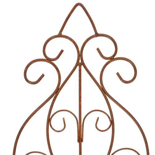 gjenstander Spaljer med romantisk design for roser og klatreplanter i blomsterbed, 64 cm