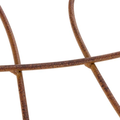 gjenstander Espalier, klatrehjelpemiddel, buet metall, kunstnerisk hagedekorasjon, 72 cm