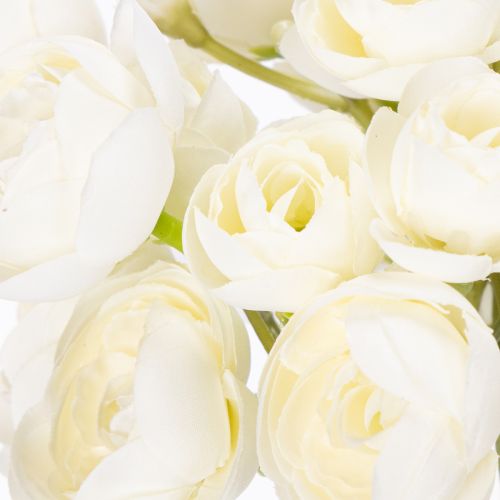 gjenstander Kunstig ranunkelbukett, langvarig blomsterdekorasjon for våren, 32 cm, 5 stk.