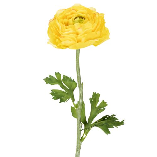 Kunstig ranunkel som enkeltblomst for elegant og vedlikeholdsvennlig dekorasjon, 51 cm, 3 stk.