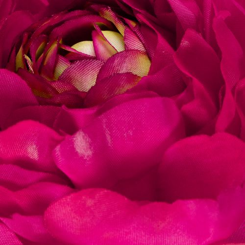 gjenstander Kunstig ranunkel som en enkelt blomst for tidløs og allsidig interiørdesign, 51 cm, 3 stk.