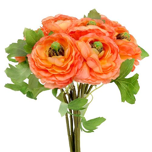 Floristik24 Ranunculus oransje 27cm 8stk