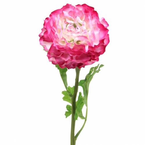 Ranunculus rosa kunstig 48cm