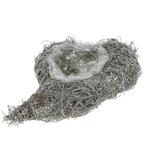 Floristik24 Vintreet hjerte vasket hvit 16cm x 21cm 1stk