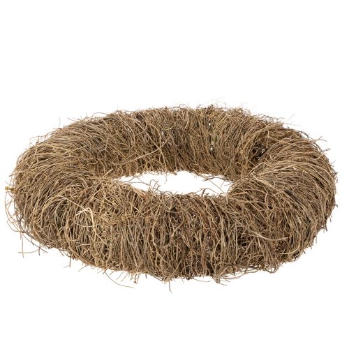 Krans av naturmateriale, naturlig dekorativ krans for DIY-prosjekter, 35 cm | Floristik24.no