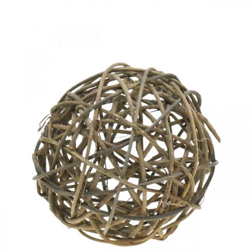 Deco ball grapevine natur mørk Ø20cm