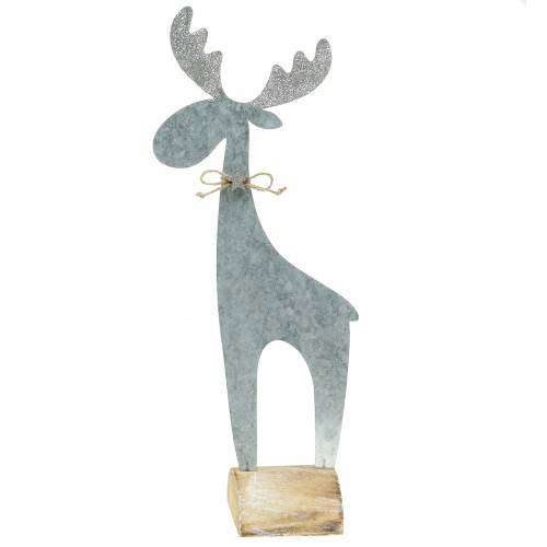 Floristik24 Reinsdyrsølvglitter 42cm x 16,5cm