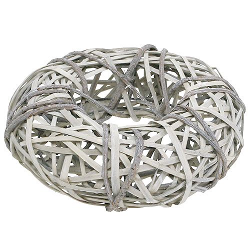 Floristik24 Barkkrans med pil liten grå Ø28cm