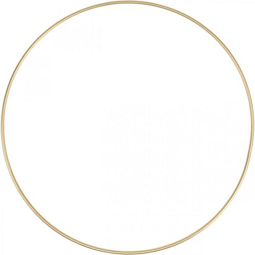 Metallring dekorring Scandi ring deco loop gylden Ø40cm 4stk