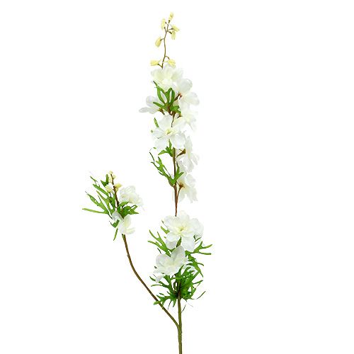 gjenstander Delphinium kunstig hvit 95cm