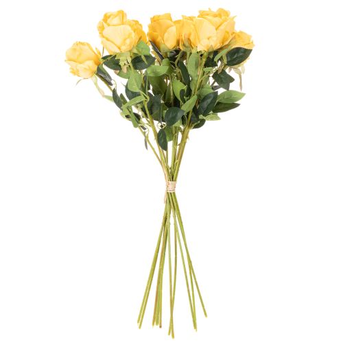 Kunstig rose med lang stilk, kunstig blomst, 62 cm, 12 stk. | Floristik24.no