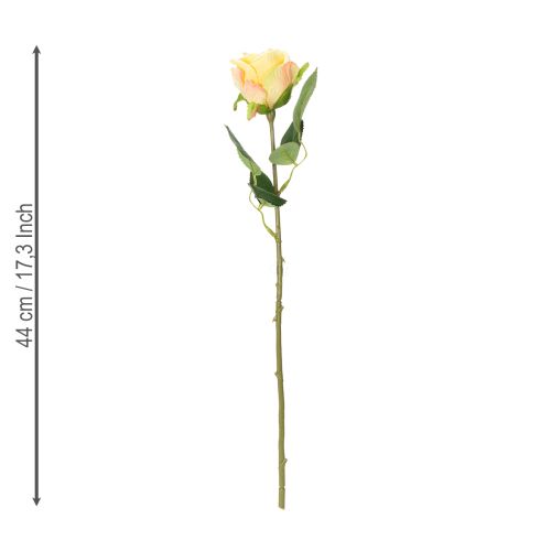 gjenstander Rosebukett blomsteroppsats for elegant dekorasjon i stuen 44 cm 6 stk