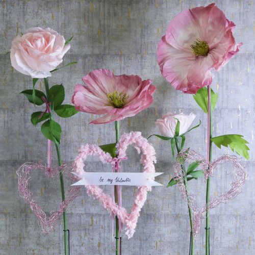 gjenstander Kunstig roseblomst for elegant og sjarmerende innendørsdekorasjon, 92 cm