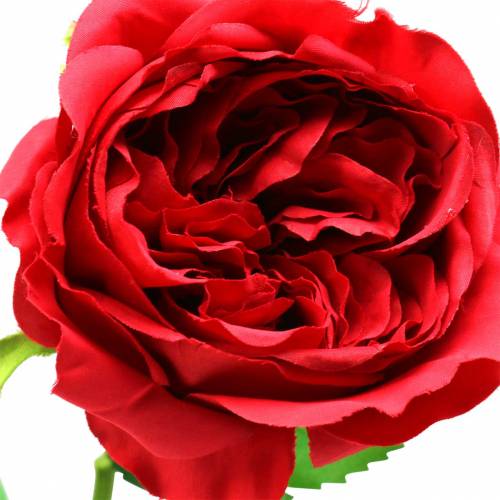 Rose kunstig blomst rød 72cm