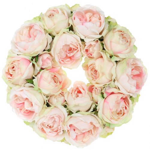 Floristik24 Rosary crème / rosa Ø30cm