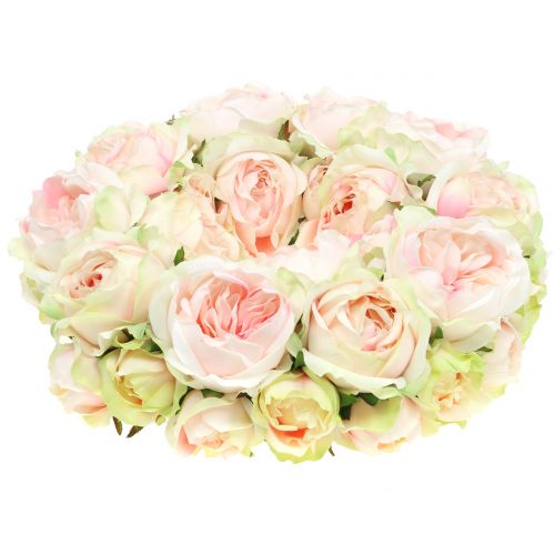 Floristik24 Rosary crème / rosa Ø30cm