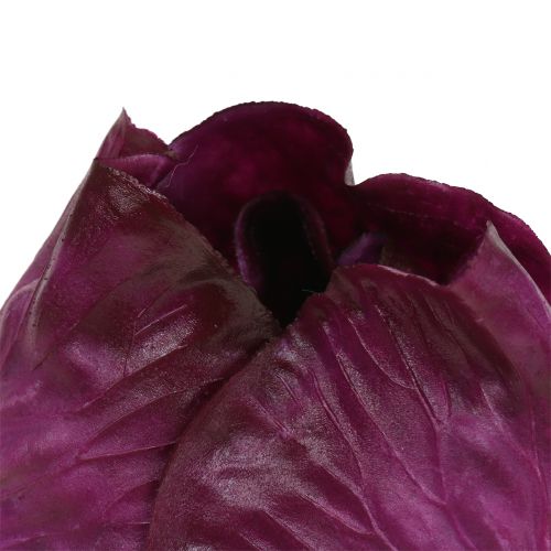 Floristik24 Kunstig rødkål Real-Touch Ø12cm