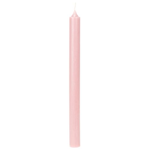 Rustikke lys Koniske lys ensfarget rosa 350/28 mm 4 stk kjøpe | Floristik24.no