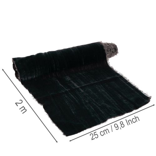 Dekorativt fløyelsbånd som bordløper, rull 25 cm x 2 m | Floristik24.no