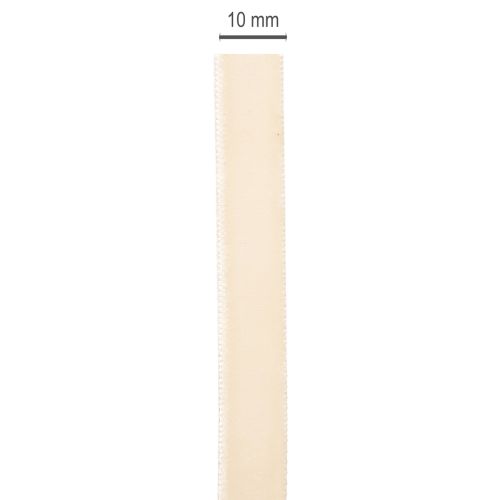 Fløyelsbånd på rull for håndverk og emballasje, 10 mm x 20 m | Floristik24.no