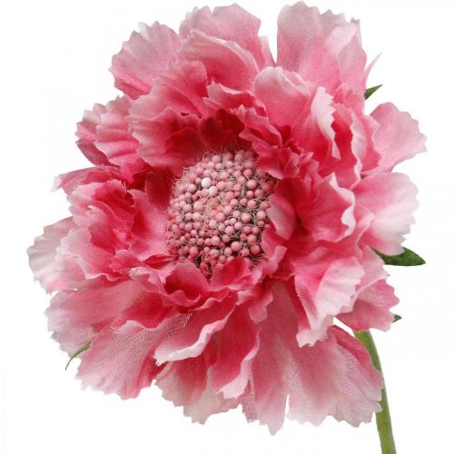 gjenstander Kunstig blomsterdekorasjon, skabb kunstig blomst rosa 64cm bunt med 3 stk